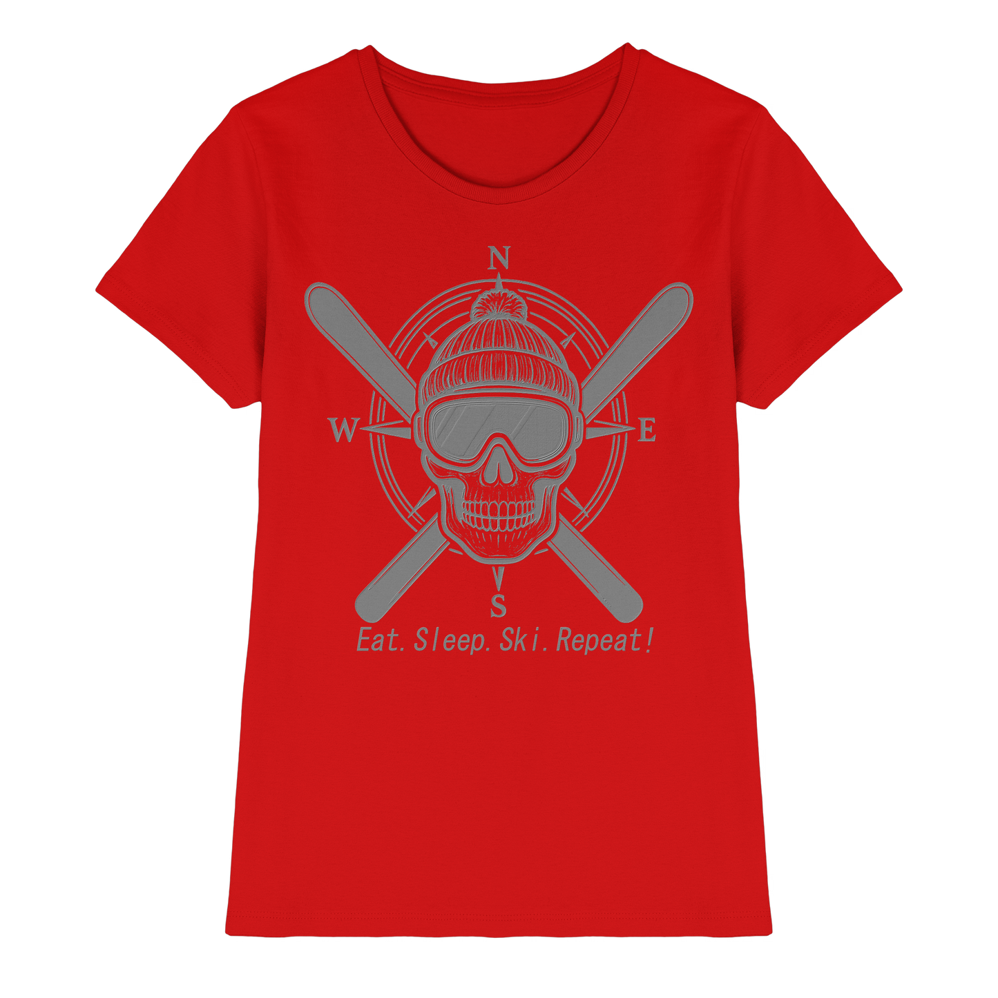Eat.Sleep.Ski.Repeat! - Ladies Premium Shirt