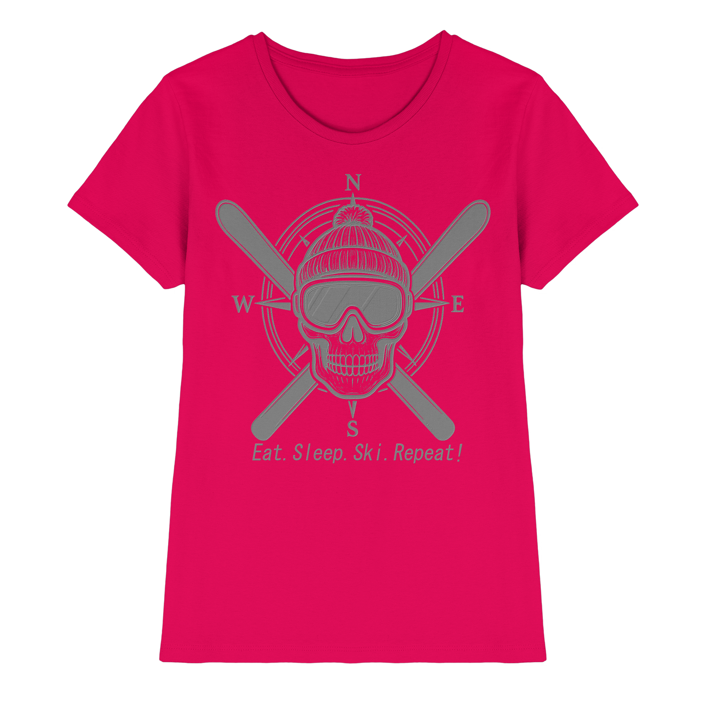 Eat.Sleep.Ski.Repeat! - Ladies Premium Shirt