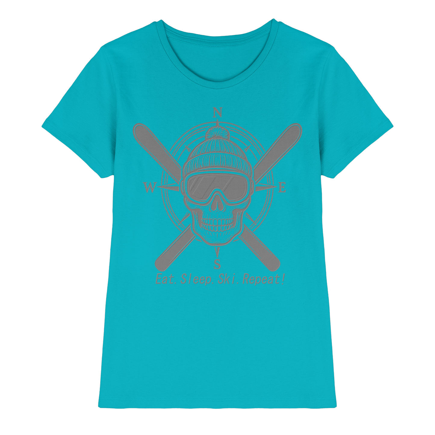 Eat.Sleep.Ski.Repeat! - Ladies Premium Shirt