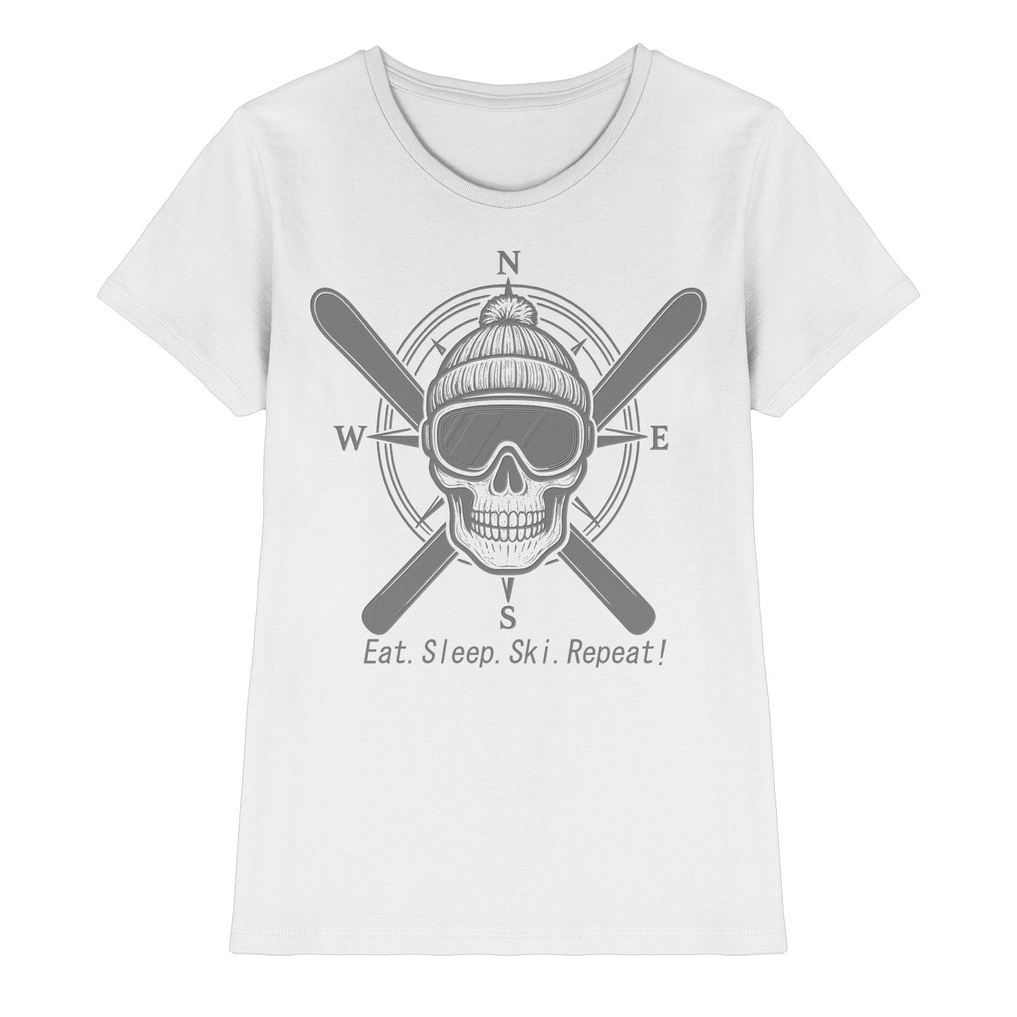 Eat.Sleep.Ski.Repeat! - Ladies Premium Shirt