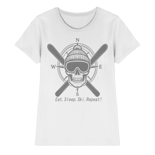 Eat.Sleep.Ski.Repeat! - Ladies Premium Shirt