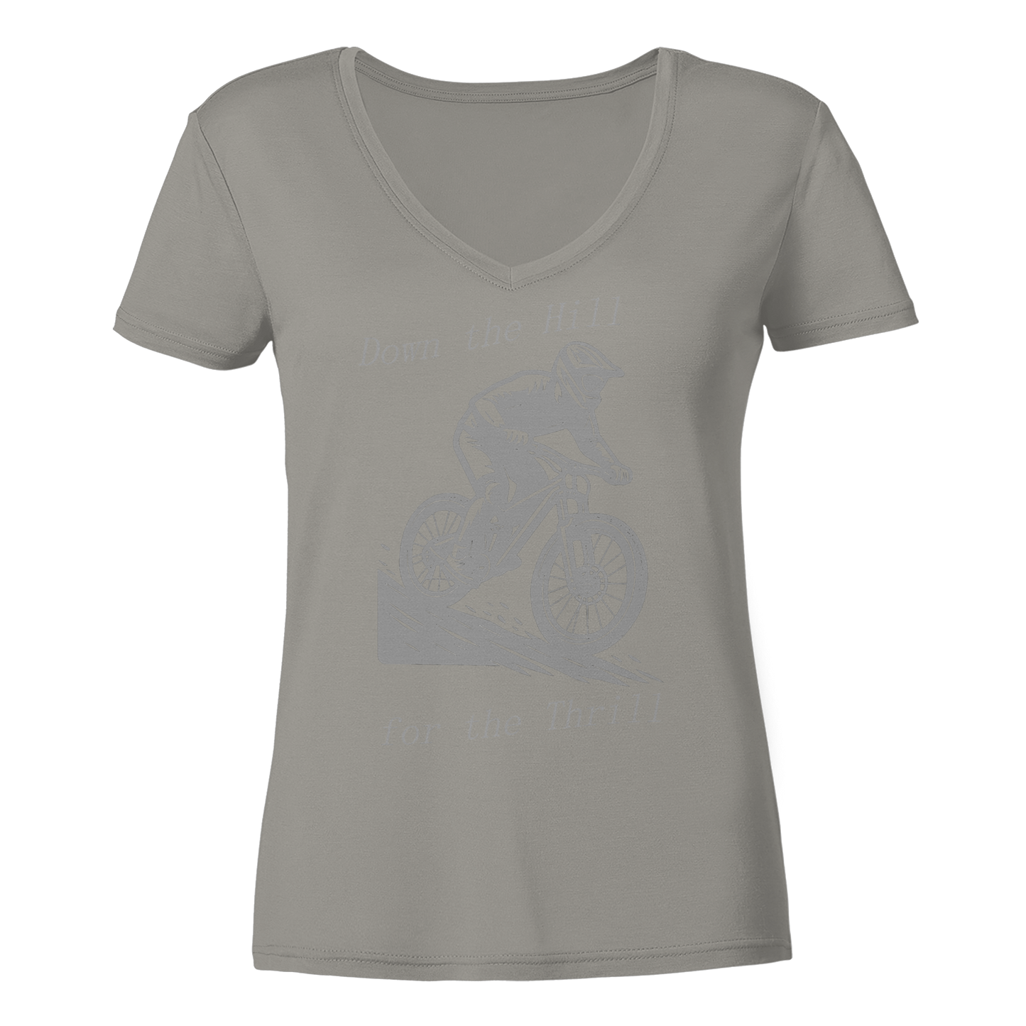 Down the Hill - Ladies V-Neck Shirt
