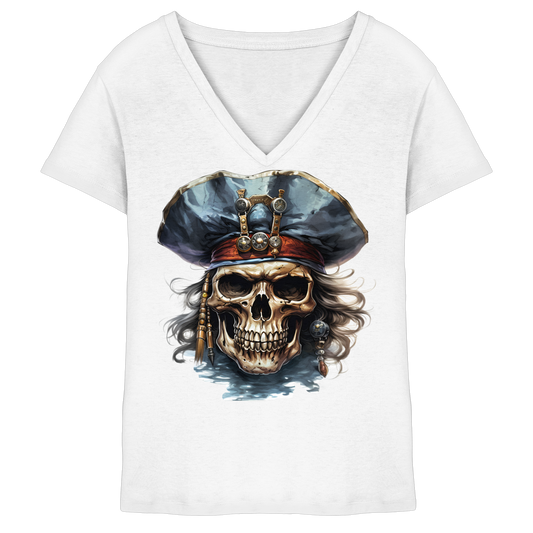 Pirates - Ladies V-Neck Shirt