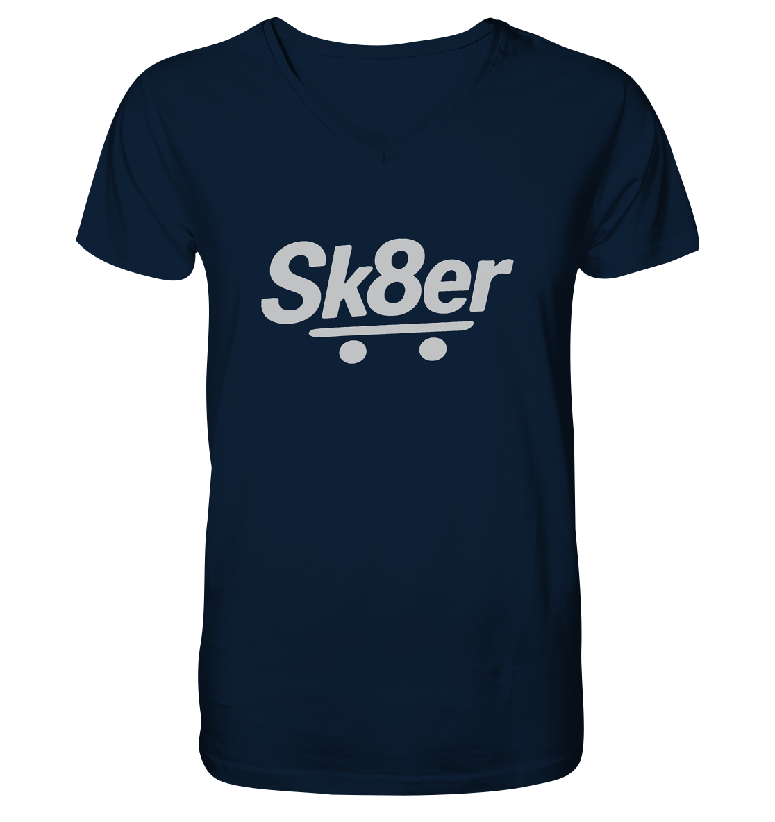 Skater - Mens Organic V-Neck Shirt