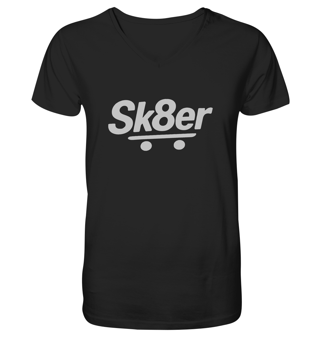 Skater - Mens Organic V-Neck Shirt