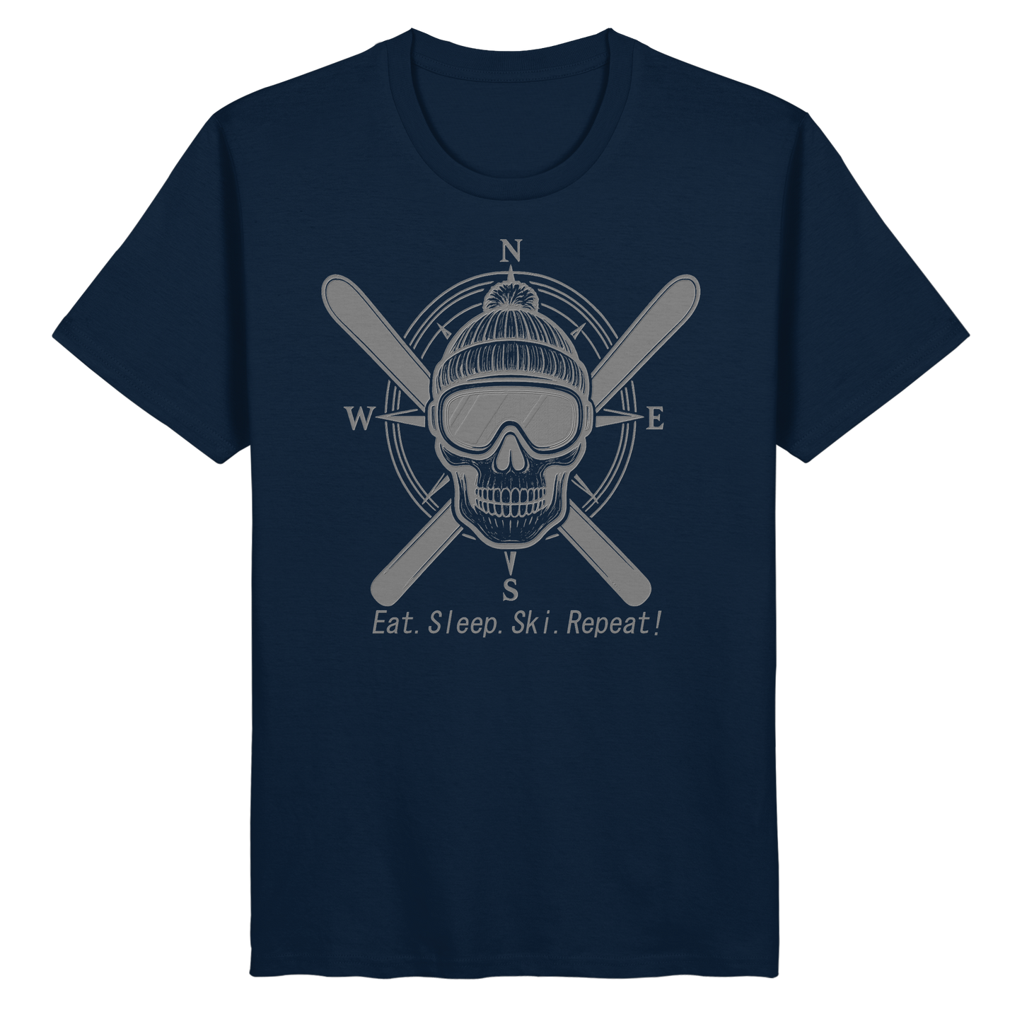 Eat.Sleep.Ski.Repeat! - Organic Basic Shirt