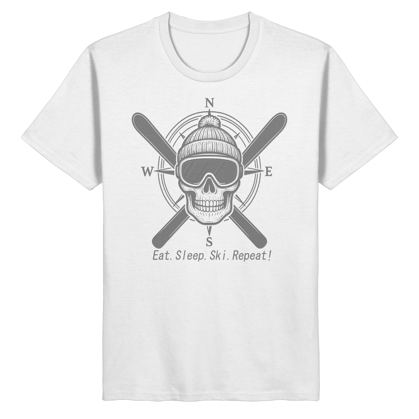 Eat.Sleep.Ski.Repeat! - Organic Basic Shirt
