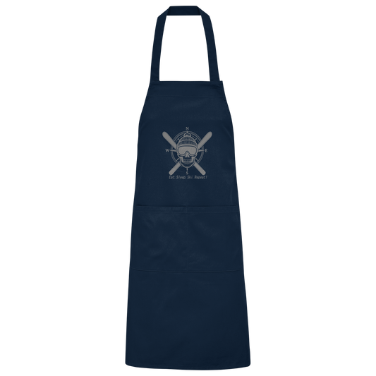 Eat.Sleep.Ski.Repeat! - Organic Grillschürze
