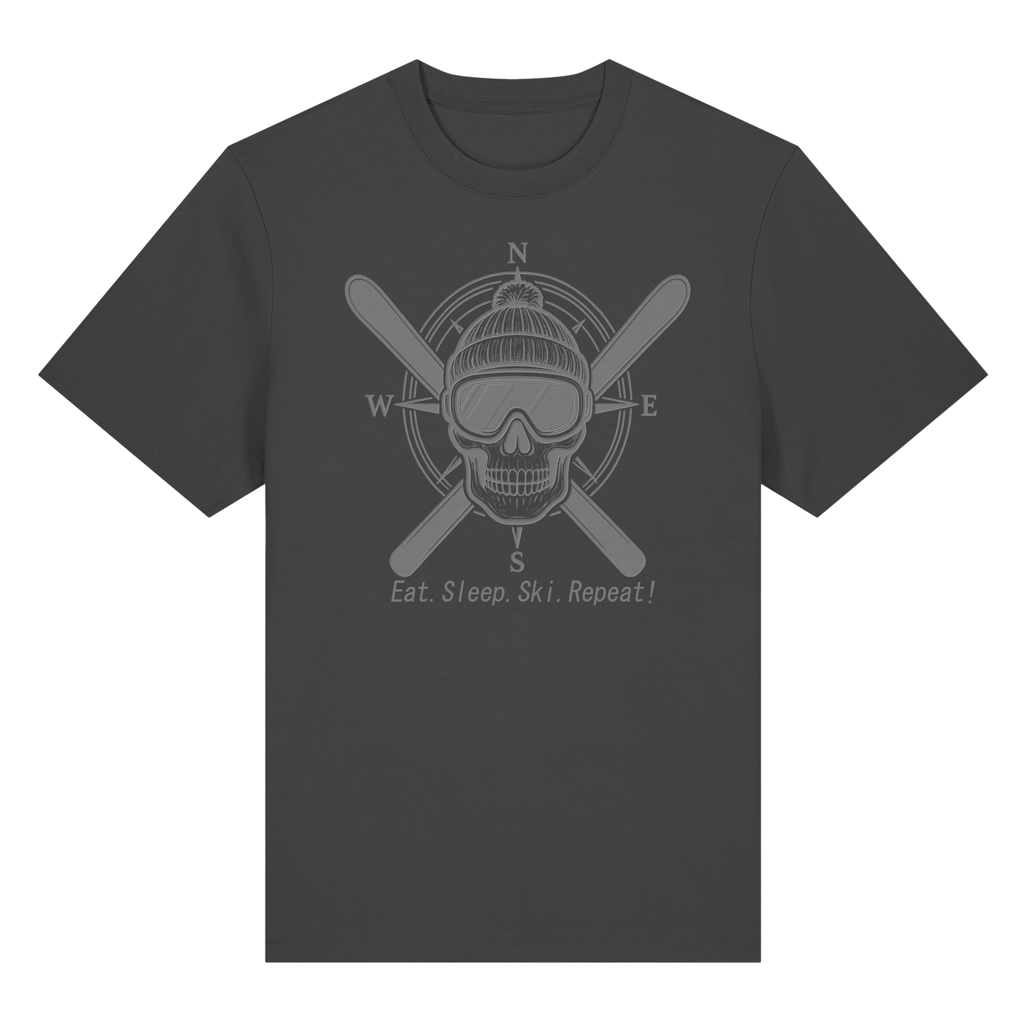 Eat.Sleep.Ski.Repeat! - Organic Heavy T-Shirt