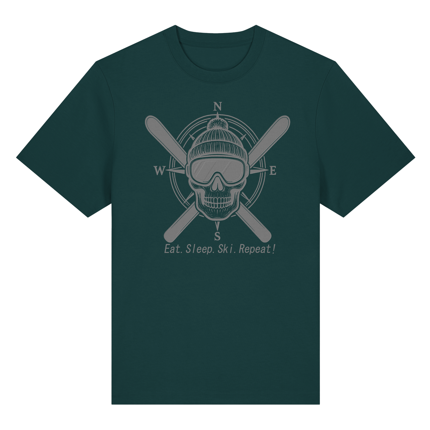 Eat.Sleep.Ski.Repeat! - Organic Heavy T-Shirt
