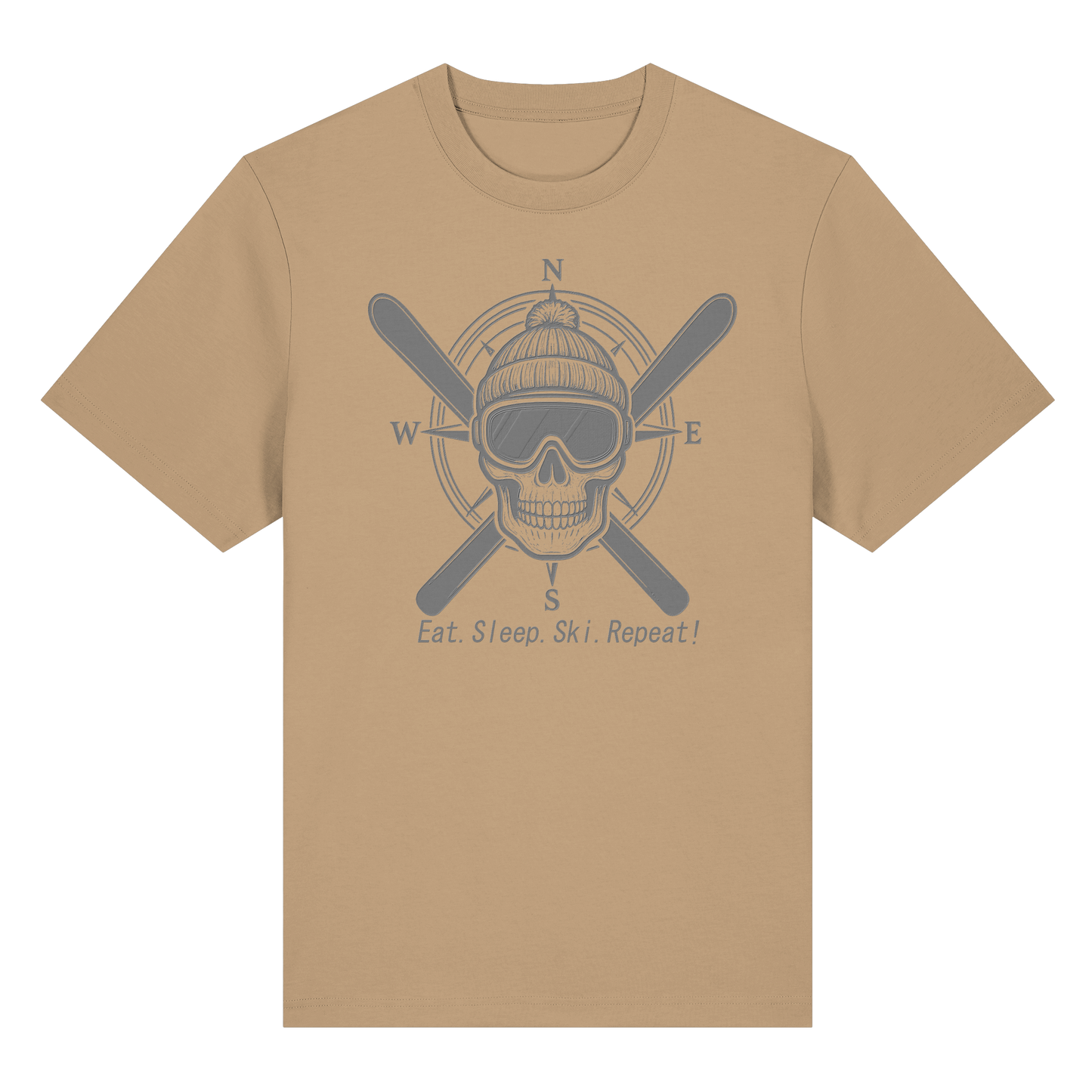 Eat.Sleep.Ski.Repeat! - Organic Heavy T-Shirt