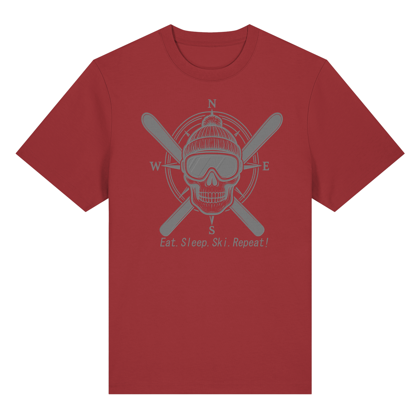 Eat.Sleep.Ski.Repeat! - Organic Heavy T-Shirt