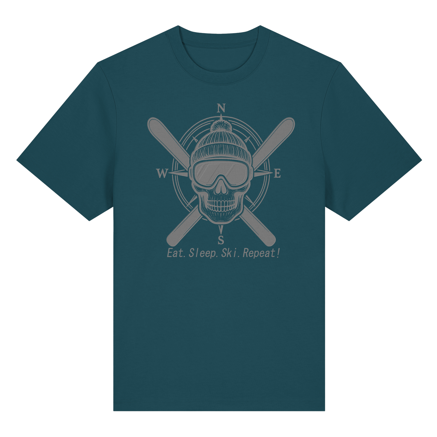 Eat.Sleep.Ski.Repeat! - Organic Heavy T-Shirt