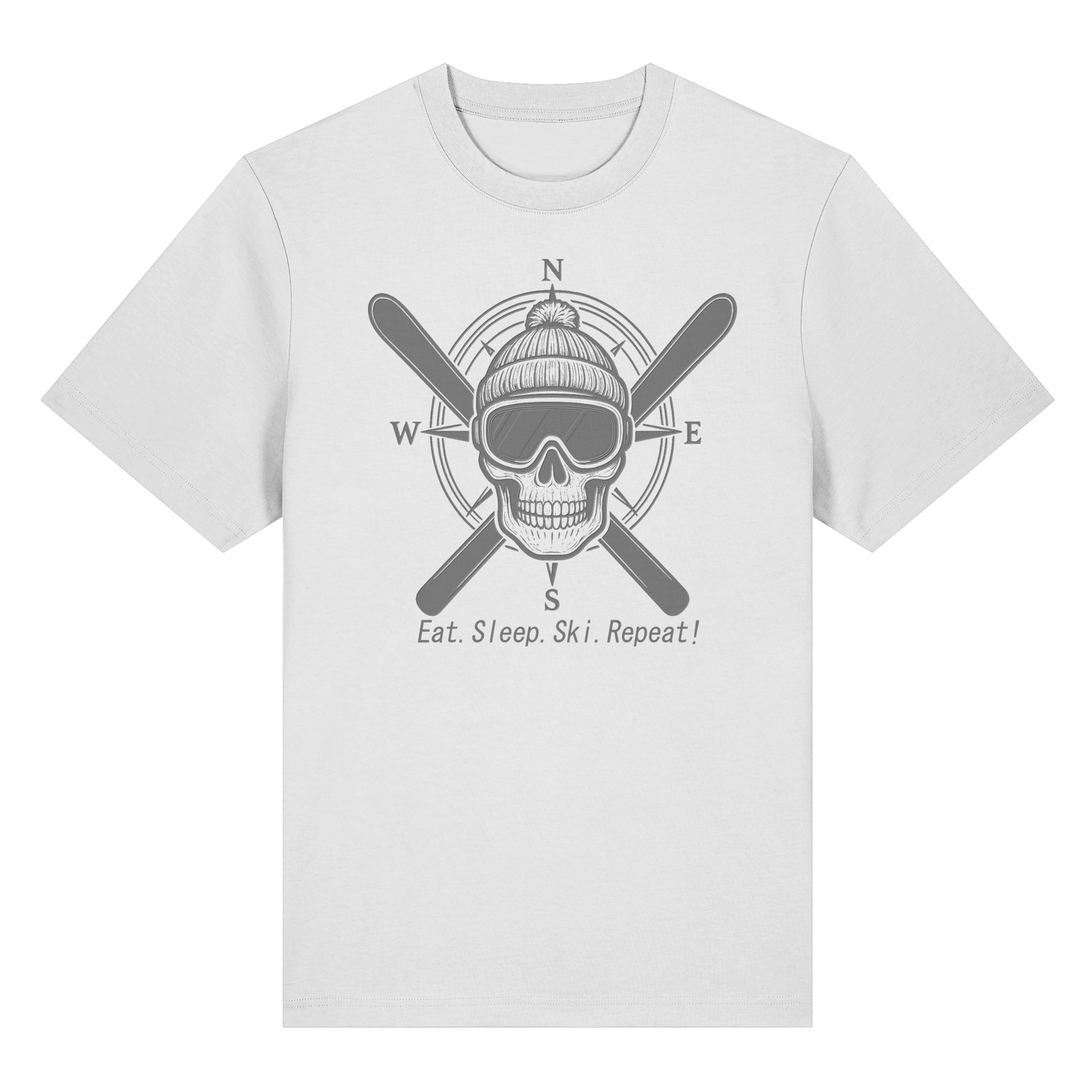 Eat.Sleep.Ski.Repeat! - Organic Heavy T-Shirt