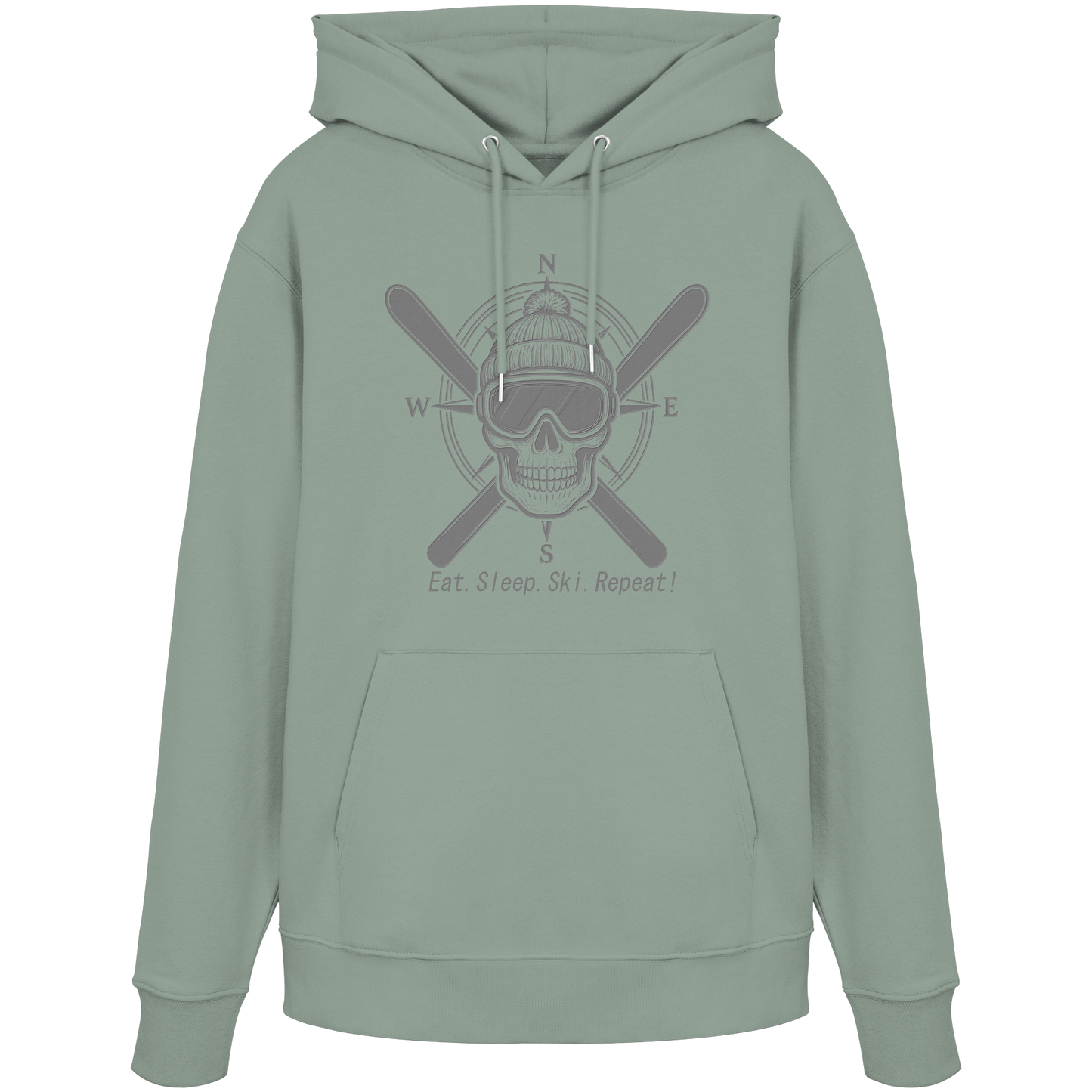 Eat.Sleep.Ski.Repeat! - Organic Hoodie