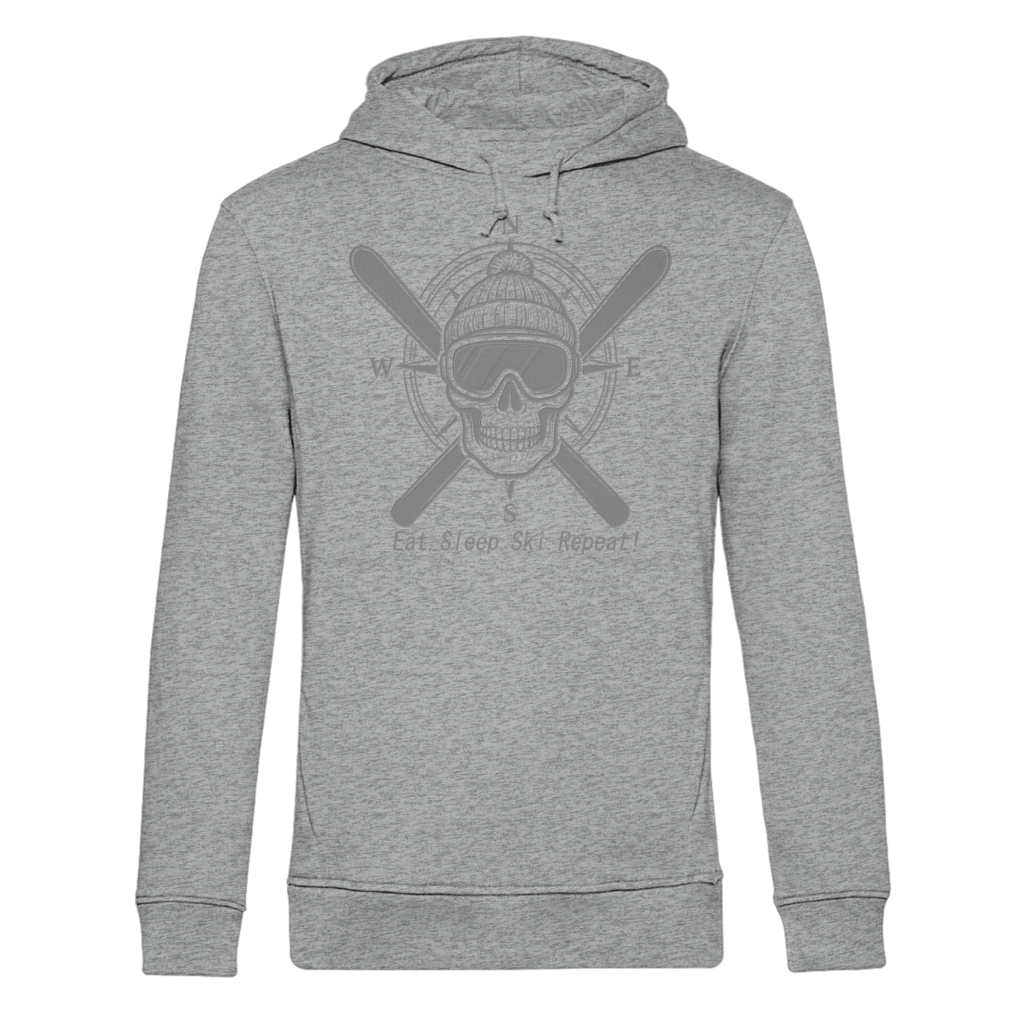 Eat.Sleep.Ski.Repeat! - Organic Hoodie B&C