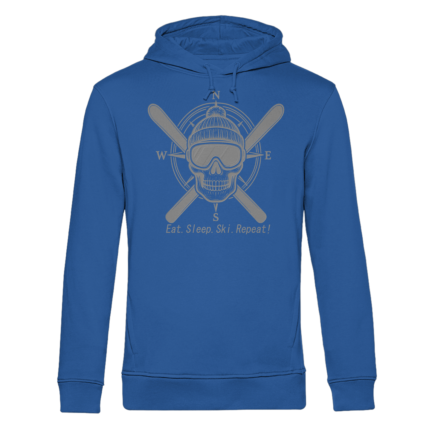 Eat.Sleep.Ski.Repeat! - Organic Hoodie B&C