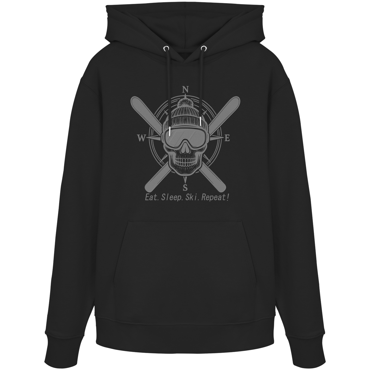 Eat.Sleep.Ski.Repeat! - Organic Hoodie
