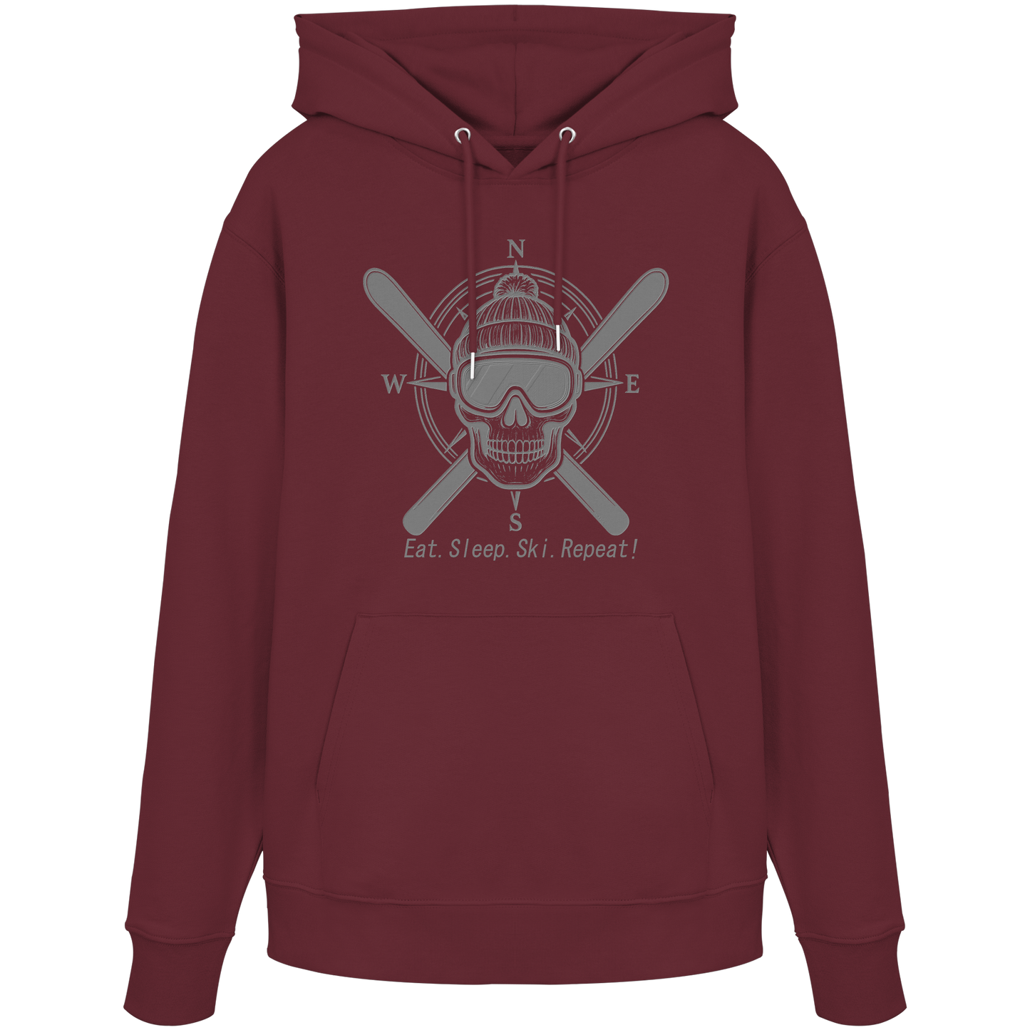 Eat.Sleep.Ski.Repeat! - Organic Hoodie