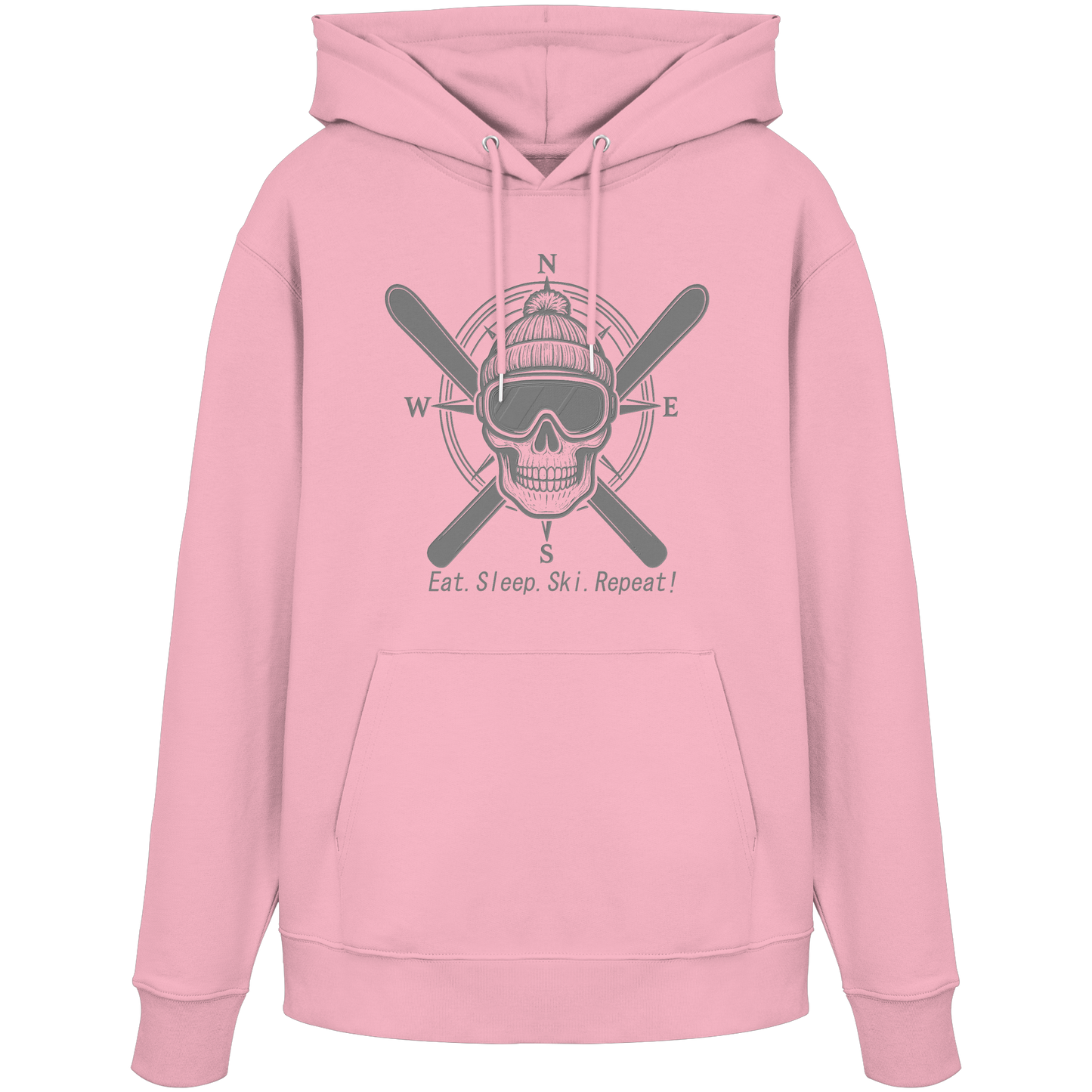 Eat.Sleep.Ski.Repeat! - Organic Hoodie