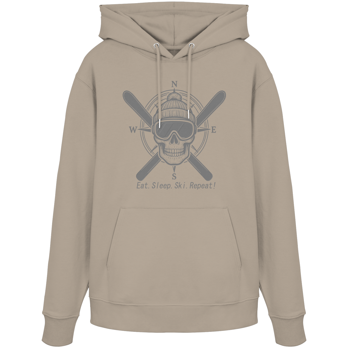 Eat.Sleep.Ski.Repeat! - Organic Hoodie