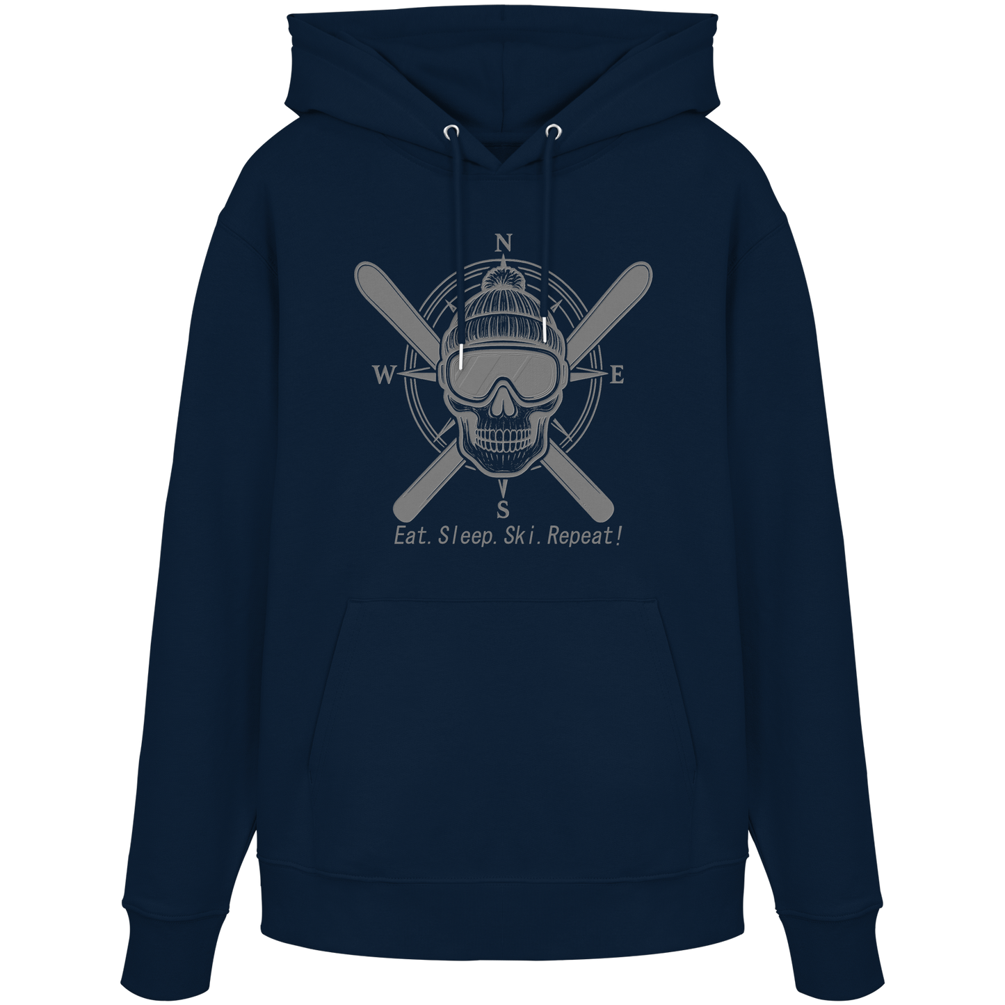 Eat.Sleep.Ski.Repeat! - Organic Hoodie