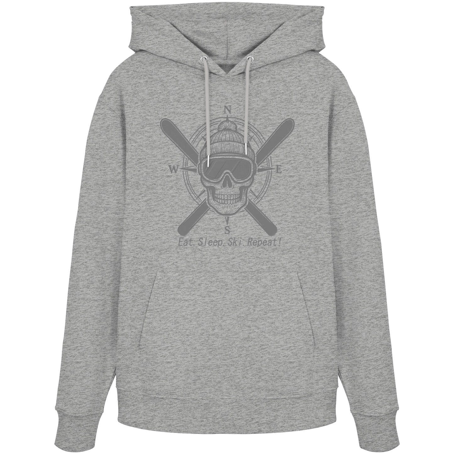 Eat.Sleep.Ski.Repeat! - Organic Hoodie