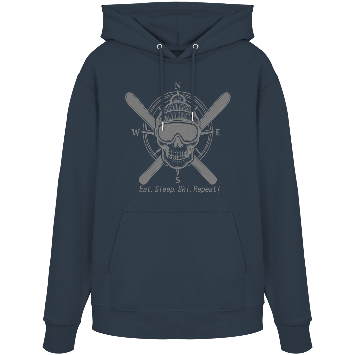 Eat.Sleep.Ski.Repeat! - Organic Hoodie