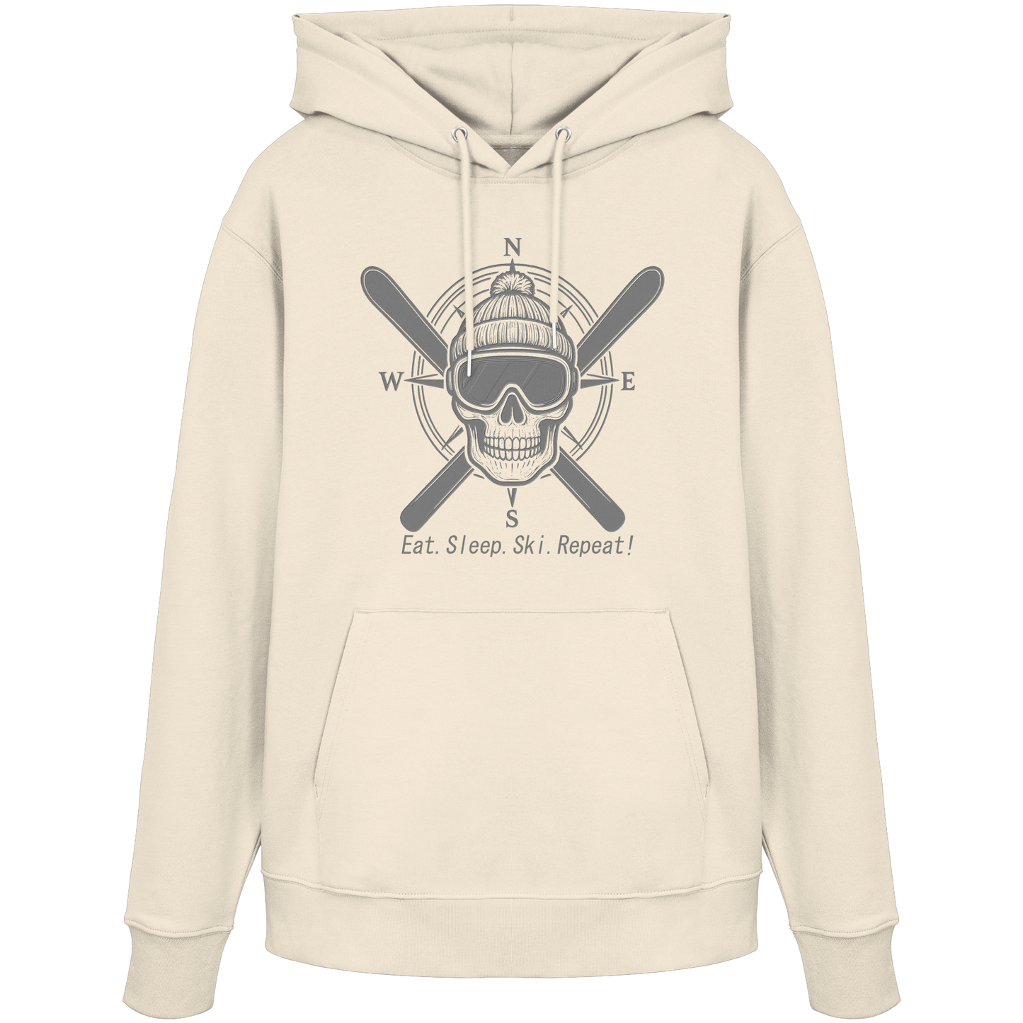 Eat.Sleep.Ski.Repeat! - Organic Hoodie