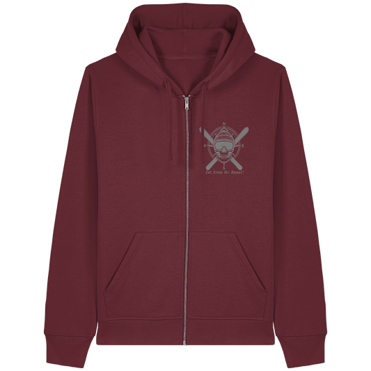 Eat.Sleep.Ski.Repeat! - Organic Lightweight Zipper