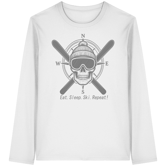 Eat.Sleep.Ski.Repeat! - Organic Longsleeve T-Shirt