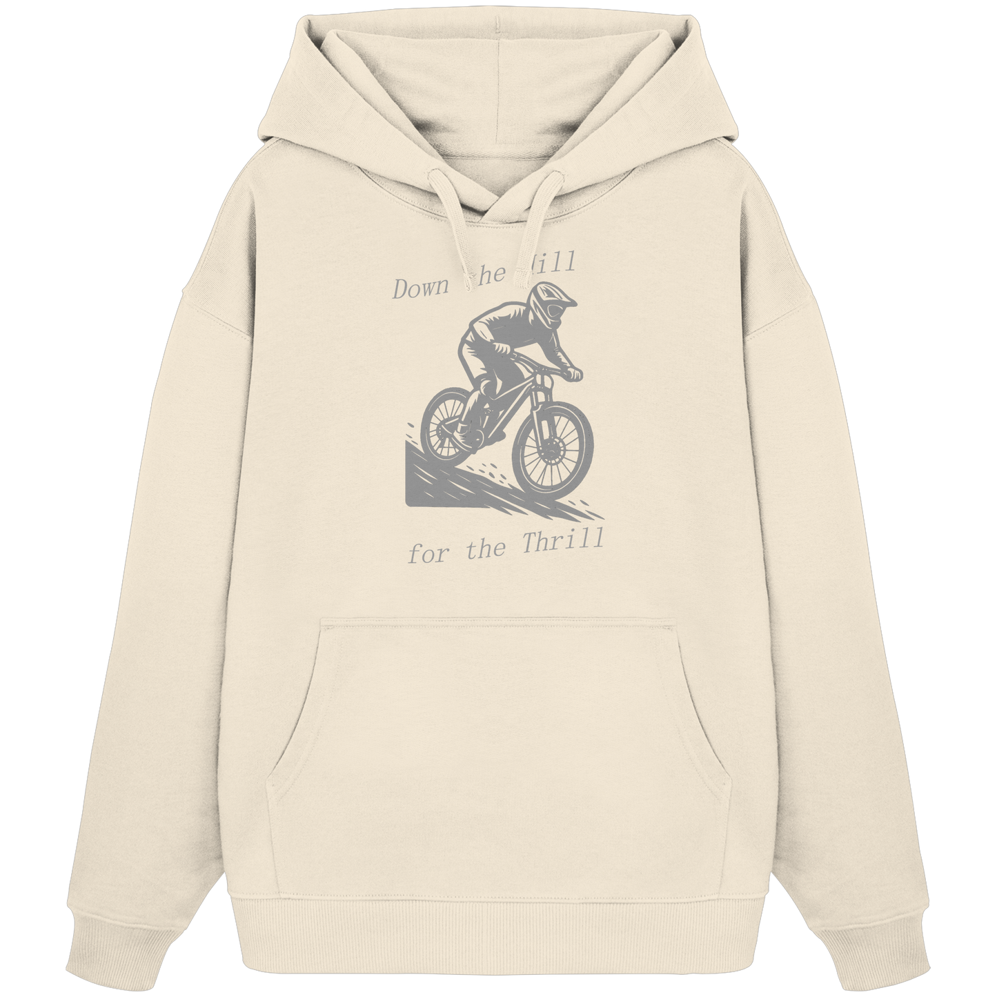 Down the Hill - Organic Oversize Hoodie