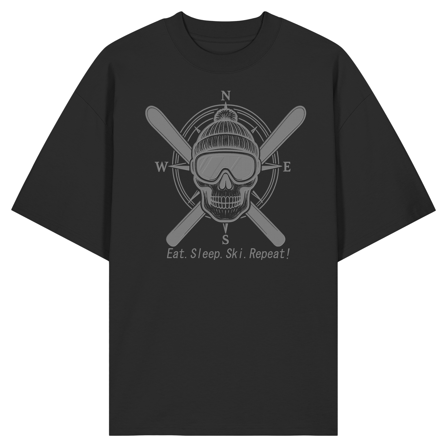 Eat.Sleep.Ski.Repeat! - Organic Oversize Shirt