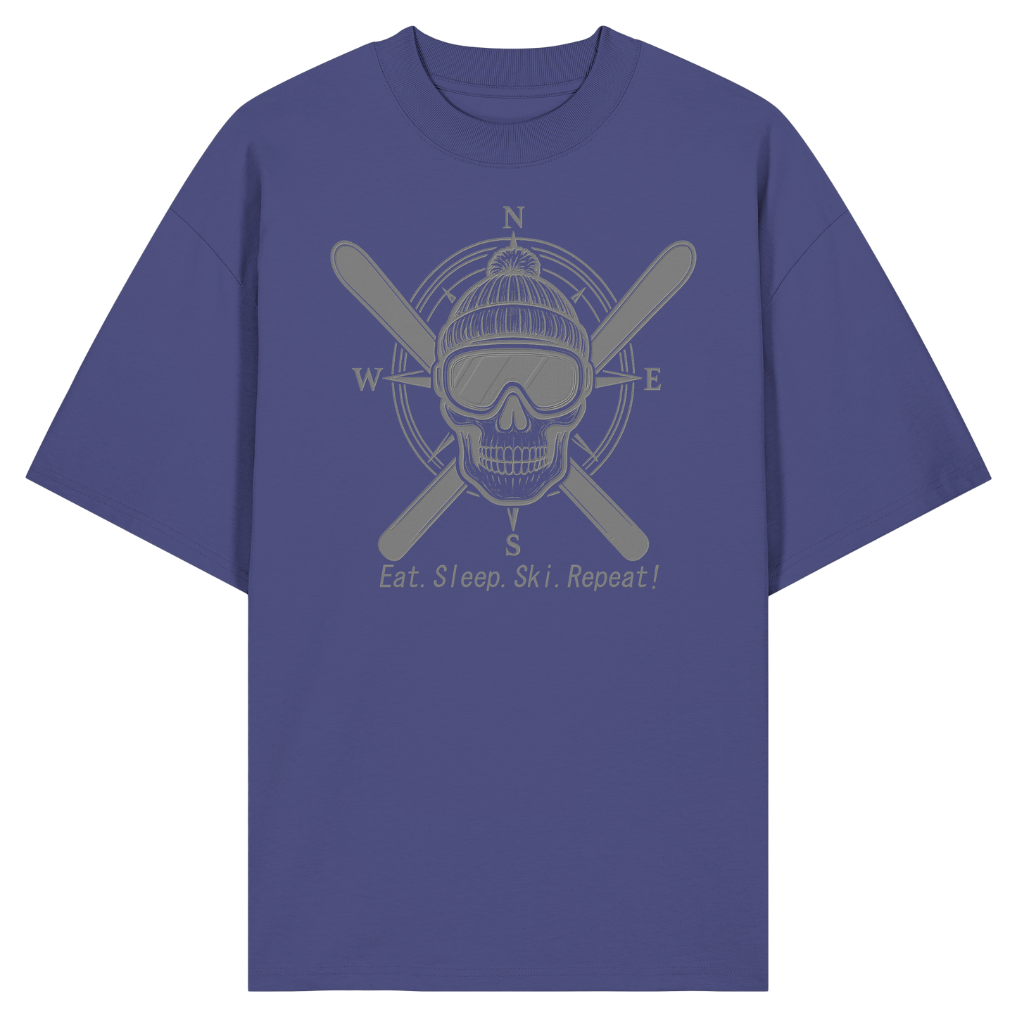 Eat.Sleep.Ski.Repeat! - Organic Oversize Shirt