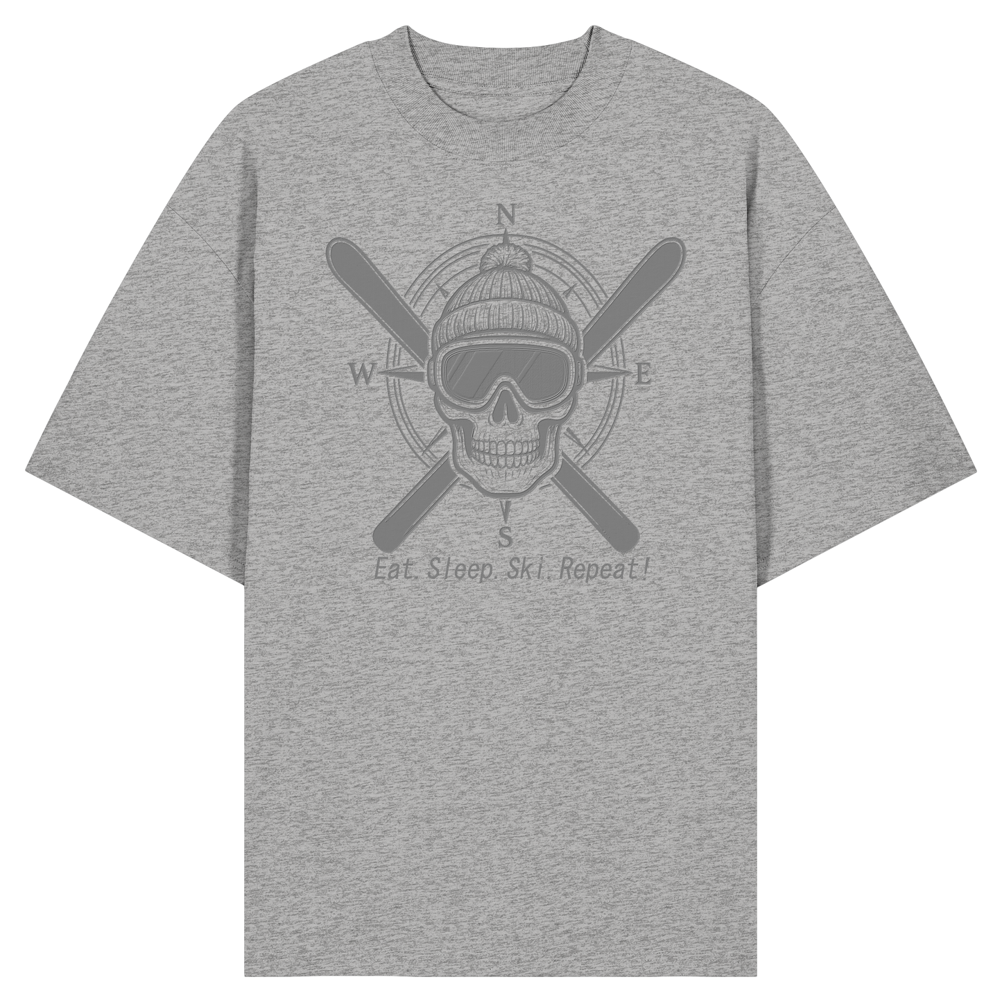 Eat.Sleep.Ski.Repeat! - Organic Oversize Shirt