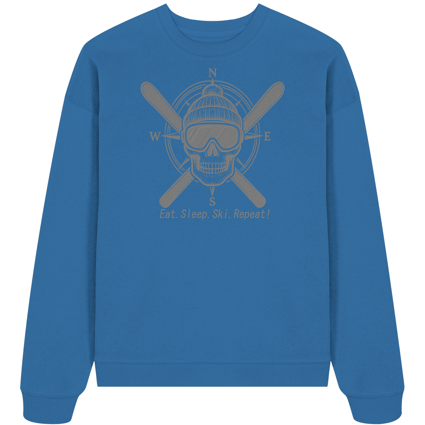 Eat.Sleep.Ski.Repeat! - Organic Oversize Sweatshirt