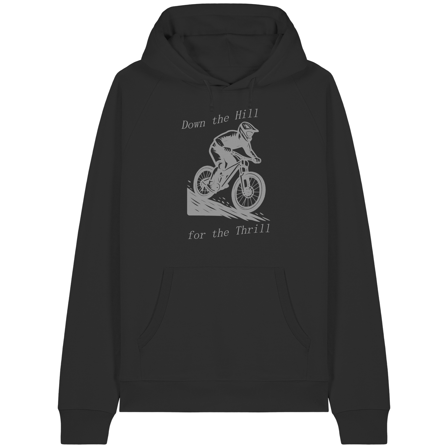 Down the Hill - Organic Raglan Hoodie