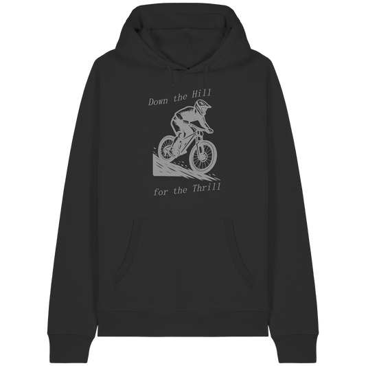 Down the Hill - Organic Raglan Hoodie