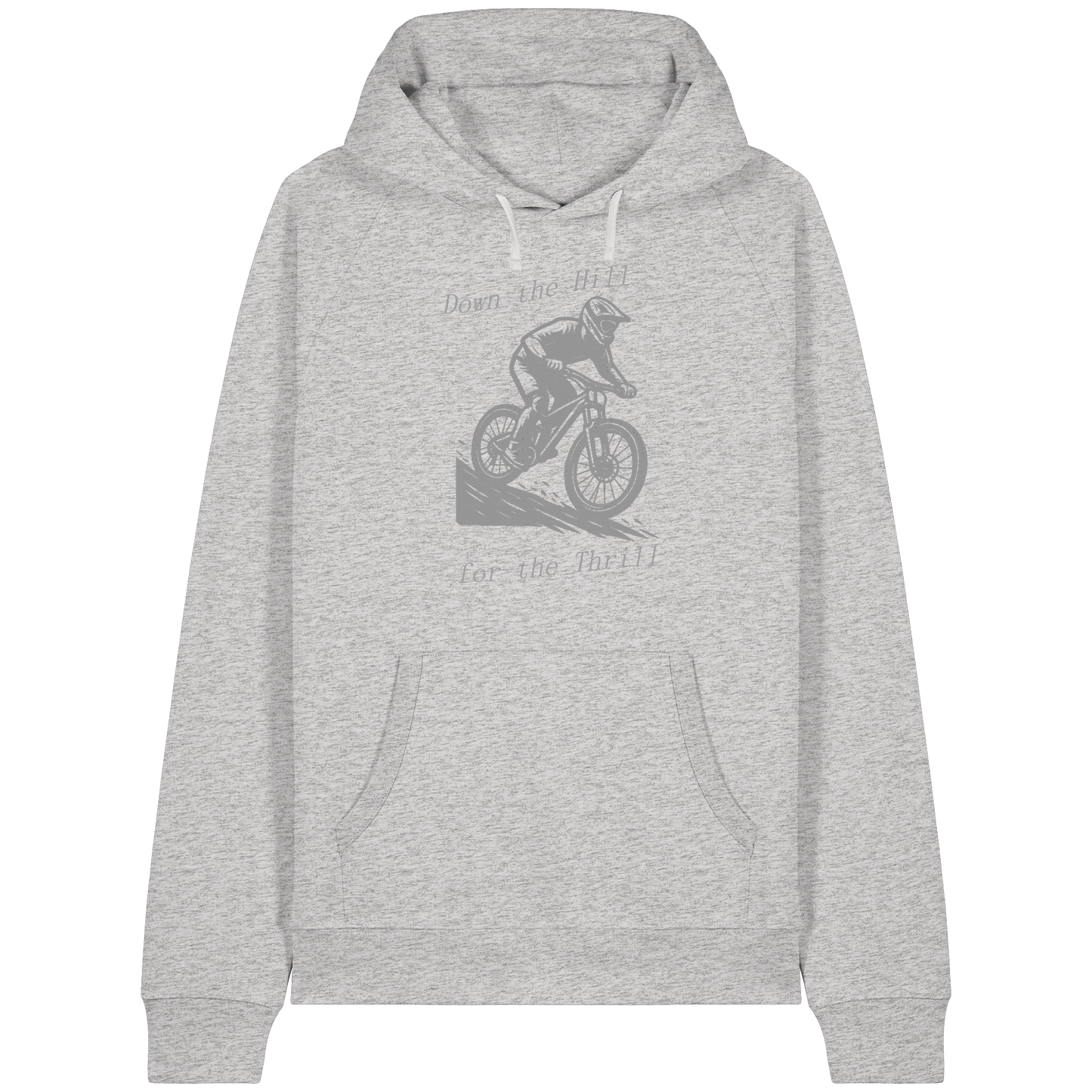Down the Hill - Organic Raglan Hoodie