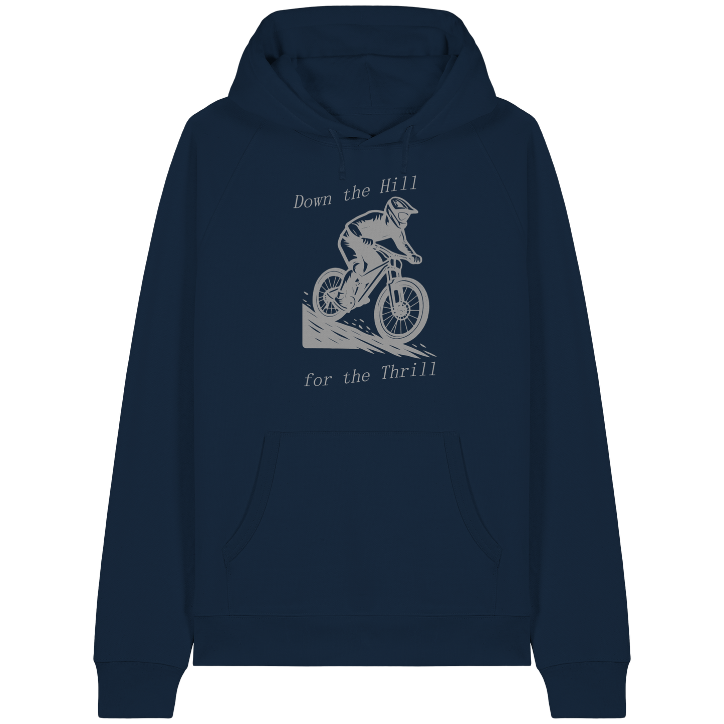Down the Hill - Organic Raglan Hoodie
