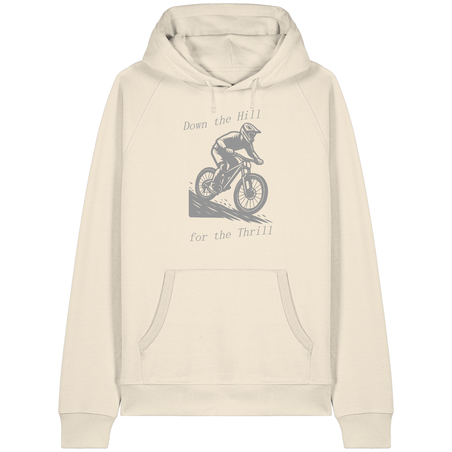 Down the Hill - Organic Raglan Hoodie