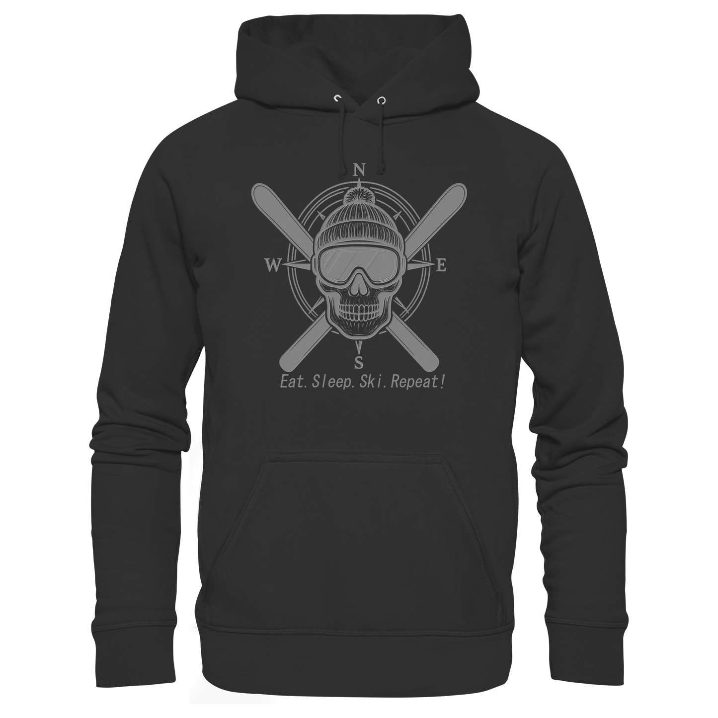 Eat.Sleep.Ski.Repeat! - Premium Unisex Hoodie
