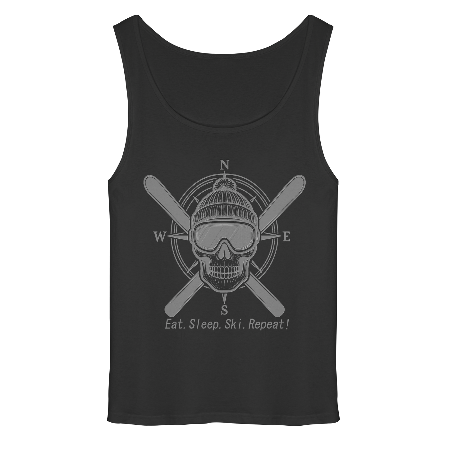 Eat.Sleep.Ski.Repeat! - Relaxed Tank Top