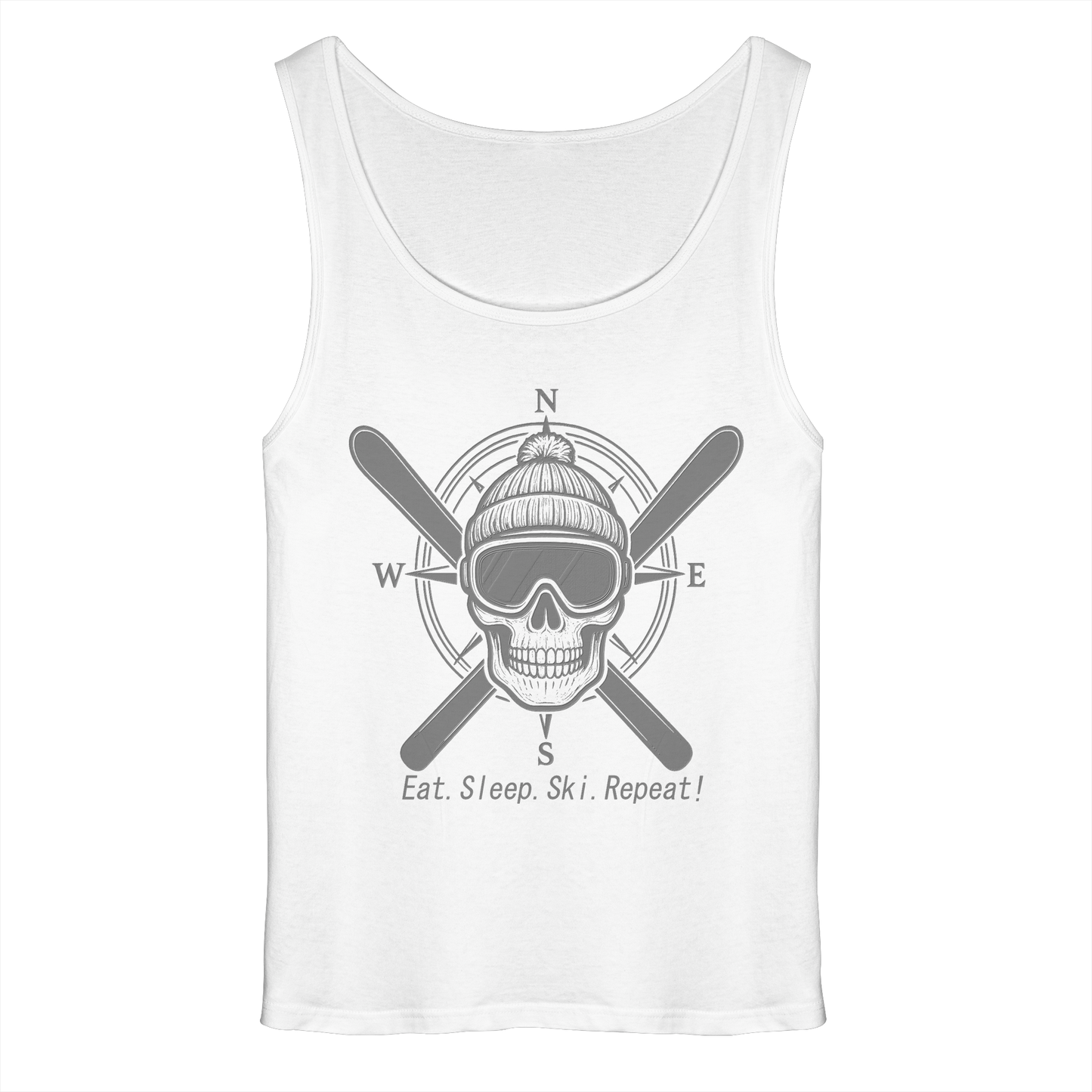Eat.Sleep.Ski.Repeat! - Relaxed Tank Top
