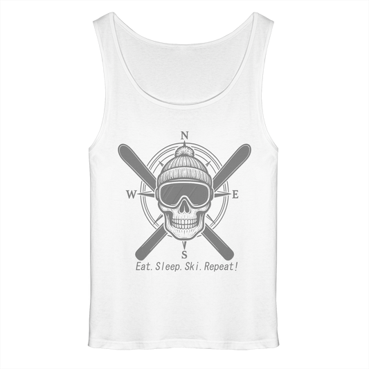 Eat.Sleep.Ski.Repeat! - Relaxed Tank Top