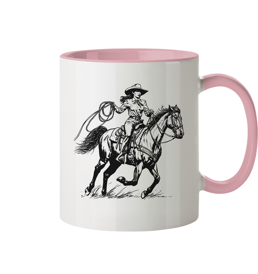 Cowgirl - Tasse zweifarbig