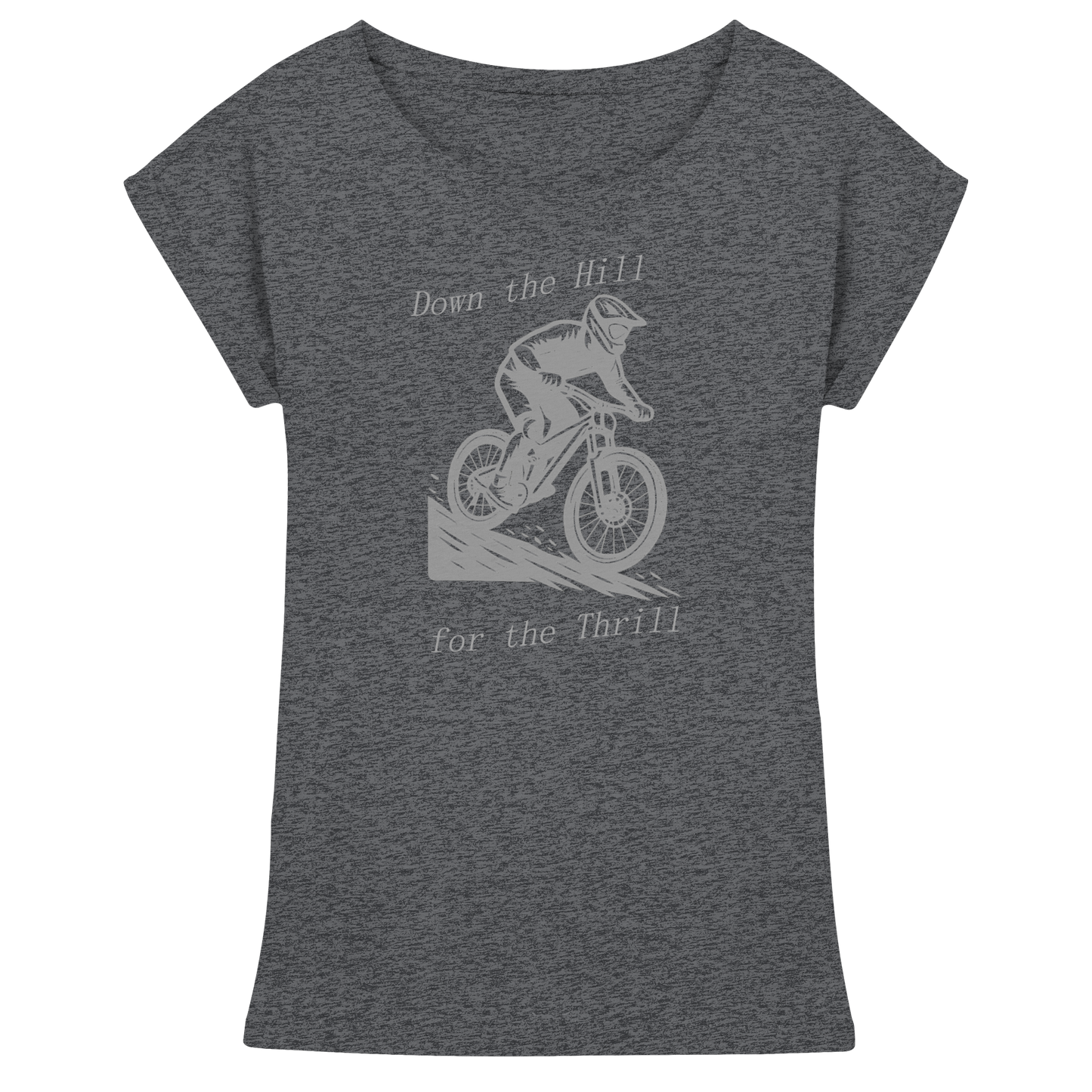 Down the Hill - Womens Extended Shoulder T-Shirt