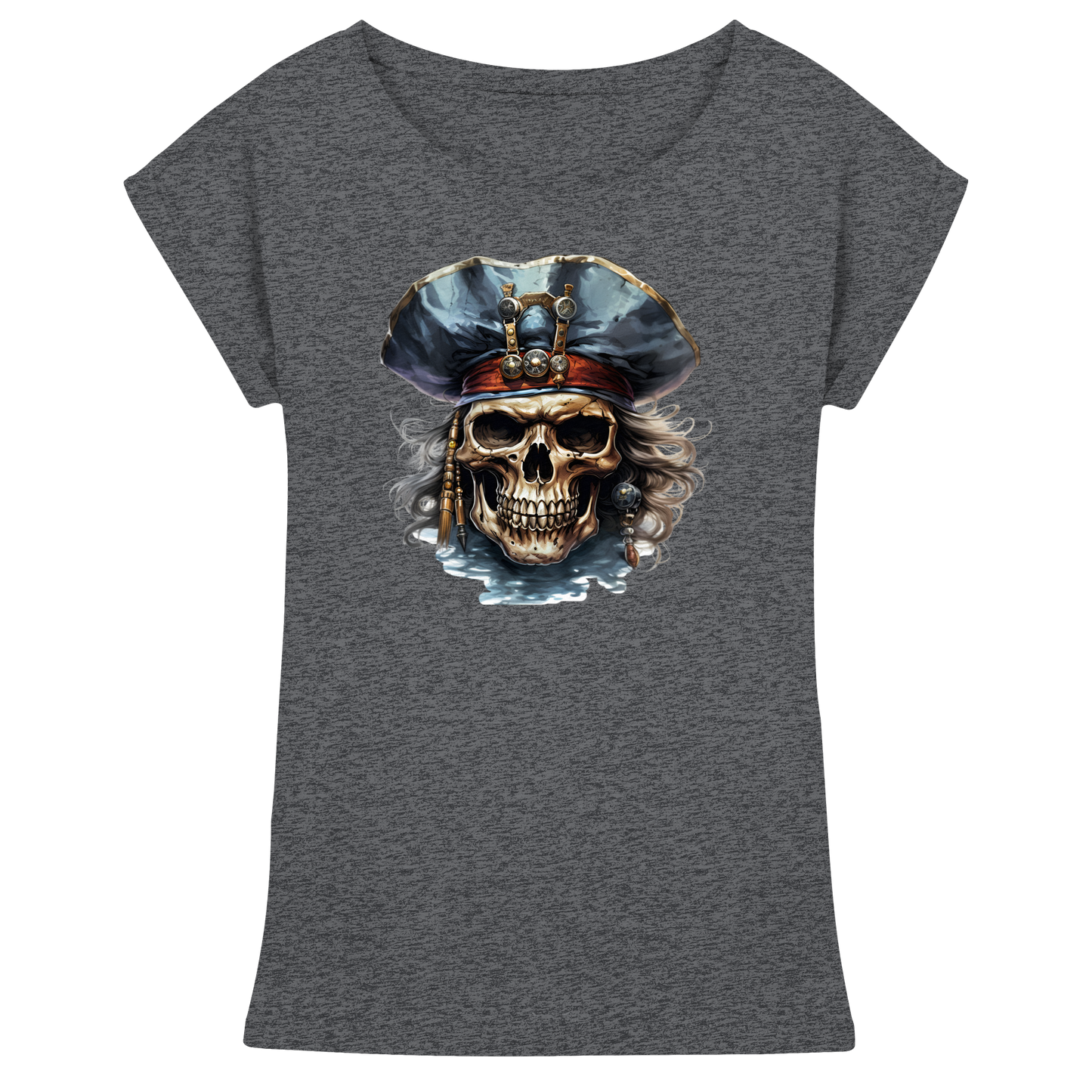 Pirates - Womens Extended Shoulder T-Shirt