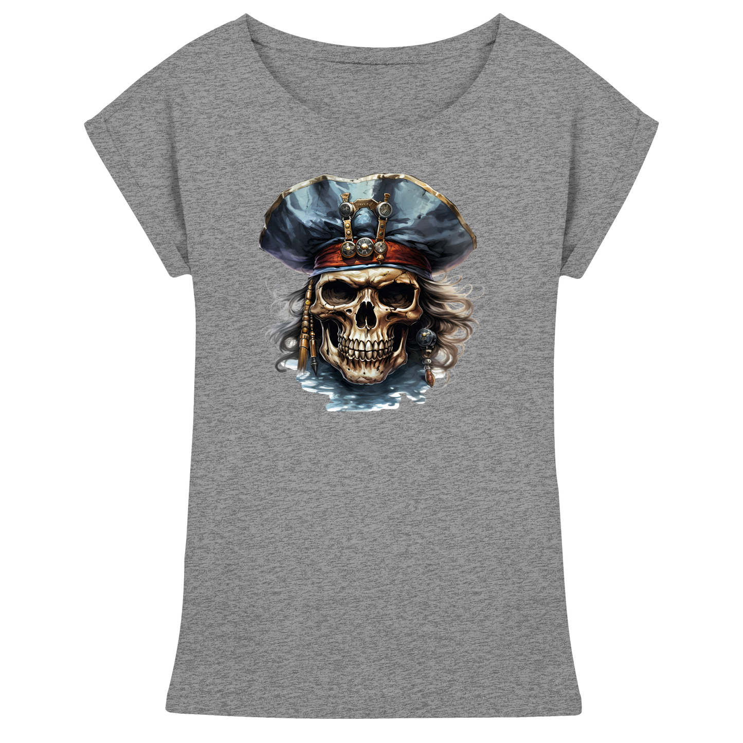 Pirates - Womens Extended Shoulder T-Shirt