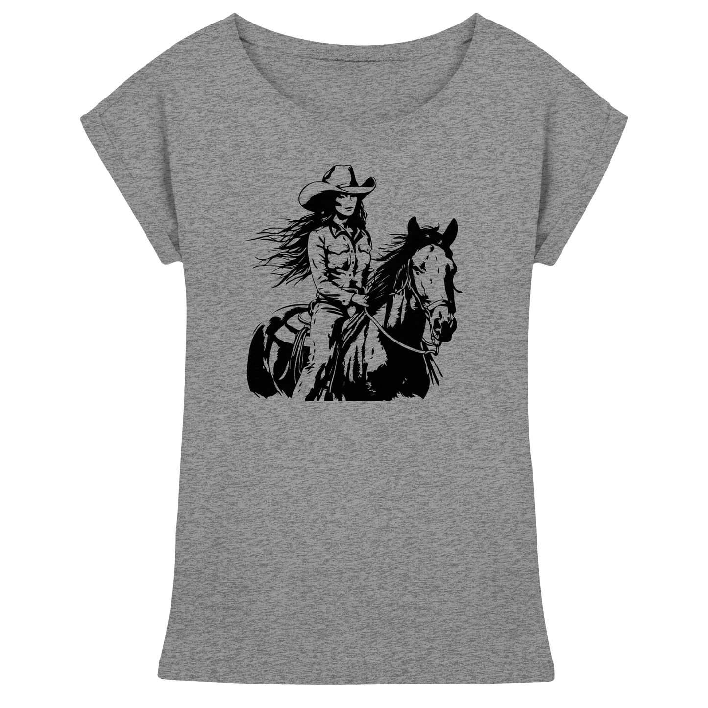 Western - Womens Extended Shoulder T-Shirt